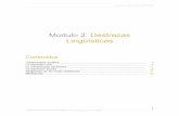 Modulo 2: Destrezas Lingüísticas · PDF filemodulo 2 – destrezas lingÜÍsticas _____