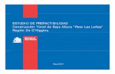 ESTUDIO DE PREFACTIBILIDAD Construcción Túnel de …ñas.cl/archivos/Documentos/presentaciones/Las_Lenas... · Informe Preliminar y Diagnóstico rea de Estudio 60 30-sep-13 15 15-oct-13