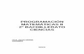 PROGRAMACIÓN MATEMÁTICAS II 2º …ies.julioverne.leganes.educa.madrid.org/web/attachments/944... · de funciones polinómicas, racionales, trigonométricas, con radicales, ...