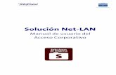 acceso corporativo v1.0 04-12-2007 · Por medio de los servicios NetLAN e InterLan, Telefónica de España y Telefónica ... de las aplicaciones necesarias para el acceso remoto a