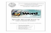 Aprenda Microsoft Word 7 - Home. Tecnun. … · 2000-09-25 · 4.3 Cambios de página y de sección. 14 4.4 Formatos de documentos y secciones 15 ... acceso a los comandos más importantes
