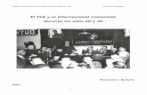 El PCE y la Internacional Comunista durante los años 20 y 30 PC… · Dado que en otro documento nuestro ya analizamos el papel jugado por el PCE desde mediados de los 30 hasta,