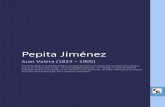 Pepita Jiménez - espacioebook.com · Pepita Jiménez Juan Valera (1824 – 1905) Este texto digital es de dominio público en España por haberse cumplido más de setenta años desde