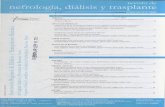 Enfermedad renalobservada enpacientes pediátricos ... Nefrol Dial Traspl 2006 26(2).pdf · impacto en la evolución en el post-transplante, haciendo re- ferencia acerca de los beneficios