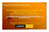 Competencias para el ejercicio de la dirección escolarjoanteixido.org/doc/comp_direct/presentacio_Toledo.pdf · su relación con el entorno externo de la empresa. ... los peligros