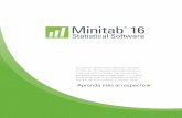 MSS16 WhatsNew ES 04-30-10 - minitab.com · Diseños de parcela dividida Predicción y comparaciones múltiples en el modelo lineal general Intervalos de tolerancia Estudio R&R del