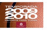 TEMPORADA 2009 2010 - MI Ayuntamiento de Caudete · Liga y Copa Tenis de mesa, Liga y Copa local de Frontenis, Liga local de Tenis Competiciones Fútbol Sala ... (Caja Murcia), foto