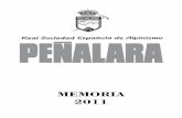 Maqueta MEMORIA PEÑALARA Maqueta MEMORIA …penalaraonline.org/wp-content/uploads/2015/01/MEMORIA-2011.pdf · tenario de nuestra Sociedad el próximo año. Con esta intención se