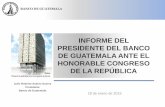Presentación de PowerPoint - banguat.gob.gt · Fuente: Bolsa de Valores y Banco de Guatemala. BANCO DE GUATEMALA ii) Agregados monetarios y de crédito ... Carga tributaria 11.0