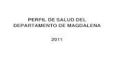 PERFIL DE SALUD DEL DEPARTAMENTO DE MAGDALENA · 3 1. DIVISION POLITICA ADMINISTRATIVA El Departamento del Magdalena está situado en el norte del país, en la región de la llanura