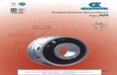 Acoplamientos Neumáticos - Transmisiones …transmisionesalfa.com.ar/ARCHIVOS_PDF/ACOPLAMIENTOS... · 2012-08-14 · ... ya que permite el montaje y desmontaje sin la necesidad de