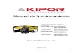 Manual de funcionamiento - kipor.eskipor.es/uploads/_productos_kipor/id32/ma_esp_kde12000_.pdf · Antes de arrancar el motor, asegúrese de apagar los interruptores del panel de control
