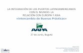 Presentación de PowerPoint - aapa-ports.org · Idom tiene una amplia experiencia en proyectos de Puertos a nivel mundial, en donde ha trabajado con más de 80 autoridades portuarias