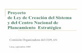 Proyecto de Ley de Creación del Sistema y del Centro … · financieras, sociales, espaciales, ambientales e institucionales;