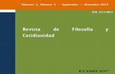 Revista de Filosofía y Cotidianidad - ecorfan.orgecorfan.org/.../vol2num5/Revista_de_Filosofia_y_Cotidianidad_V2_N5.pdf · Impacto de la educación musical en los procesos neuropsicológicos
