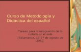 Curso de Metodología y Didáctica del español - … · Curso de Metodologia y Didactica del espanol Author: D610 Created Date: 10/24/2011 1:40:19 PM ...