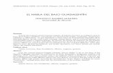 EL HABLA DEL BAJO GUADALENTÍN - regmurcia.com · nacería la primera taifa islámica de Murcia, convirtiéndose la ciudad en capital del reino musulmán. ... bajo el dominio almorávide