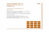 Investigación e IIM Ingeniería de la Maderalaboratoriodemecanicadelamadera.weebly.com/uploads/2/7/6/9/... · Investigación e Ingeniería de la Madera, Volumen 10, No. 1, enero-abril