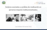 Factores asociados a cambios de medicación en … - Costa Rica/III Congreso... · Factores de selección SEFAP (2008). Serie divulgativa doc. N.13: Guía para el diseño e implementación