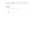 1. Examen de matrices y determinantes - … · 1 EXAMEN DE MATRICES Y DETERMINANTES 1 1. Examen de matrices y determinantes Ejercicio 1. Halla todas las matrices X no nulas de la