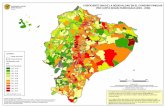 COEFICIENTE GINI DE LA DESIGUALDAD EN EL ... …€¦ · El Coeficiente Gini de la desigualdad en el consumo familiar per cápita se expresa en ... En el mapa las áreas que tienden
