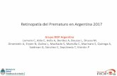 Retinopatía del Prematuro en Argentina 2017 · Hospital Oñativia Hospital de Junín ... Evita- Lanús : Camino F (N), Menescaldi C (O) ... Evita Pueblo, Berazategui: Tomasoni F