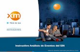 Instructivo Análisis de eventos del SIN - xm.com.co · su evolución e impacto sobre el sistema de potencia, identificar claramente los problemas y proponer las acciones preventivas
