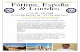 Fátima, España & Lourdes - pilgrimages.compilgrimages.com/frbasulto/flyer - Spanish updated 4.pdf · rios Marianos en Portugal, España, Francia Y Medjugorgie. Tendremos momentos