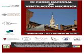 IX CURSO NACIONAL DE VENTILACIÓN MECÁNICA · ix curso nacional de ventilaciÓn mecÁnica barcelona , 5 – 7 de mayo de 2014  hospital de la santa creu i sant pau - barcelona -