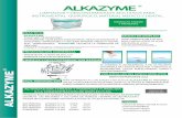 ALKAZYME - Distribuidora Hecar SA de CVhecar.com.mx/productos/alkazyme.pdf · limpiador y descontaminante multiusos para ... alkazyme facil preparacion para optimizar las cualidades