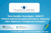 Polo Científico Tecnológico - MINCYT: Primera ...redin3.com.ar/wp-content/uploads/2016/07/Programa-Nacional-VINTEC.… · sobre Vigilancia e Inteligencia Estratégica ... de Promoción