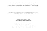 UNIVERSIDAD “DR. JOSE MATIAS DELGADO”webquery.ujmd.edu.sv/siab/bvirtual/BIBLIOTECA VIRTUAL/TESIS/01/AE… · Estudio de Factibilidad para la Apertura de un Establecimiento de