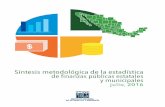 Síntesis metodológica de la estadística de finanzas …internet.contenidos.inegi.org.mx/contenidos/productos/prod_serv/... · 1.4 Unidad de observación 2 1.5 Método para generar
