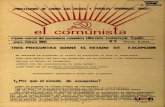 ¡PROLETARIOS DE TODOS LOS Y PAÍSE POERLOS …€¦ · órgano central del movimiento comunista (Marxista. Leninista) ... El Gobierno ha declarado el estado de excepción en ...