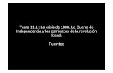 FUENTES T11 2015 · Tema 11.1.: La crisis de 1808. ... La carga de los mamelucos, 1814 Francisco de Goya y Lucientes ... (1 17) URUGUAY Maipú (181 B nos