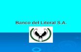 Banco del Litoral S.A. - ecotec.edu.ec · Agencia Mol nera Sucursal Quito Sucursal Manta ... SALDOS EN DOLARES AMERICANOS ... ¾Una vez inscritos los Bienes en el registro de …