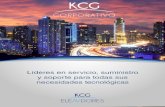 Líderes en servicio, suministro y soporte para todas sus ...kcgelevadores.com/wp-content/uploads/2016/04/KCG-Elevadores... · Diseñar, construir y vender las mejores soulcoines