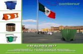 CATÁLOGO 2017 - Productos de polietileno · Todos los nombres, logotipos y marcas registradas, son propiedad de Contenur S.A. de C.V. Las imágenes y textos son únicamente de carácter