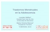 Trastornos Menstruales en la Adolescenciacursosaepap.exlibrisediciones.com/files/49-27-fichero/Ibañez_L... · Hiperandrogenismo Ovárico & Hiperinsulinismo. Son necesarias otras