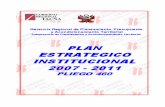 GERENCIA REGIONAL DE PLANEAMIENTO, …ww2.regiontacna.gob.pe/grt/documentos/2011/personal/PEI-2007-2011… · través de la generación de actividades productivas ... con la Región