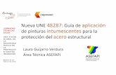 UNE 48287 aplicación - tecnifuego-aespi.org · JORNADAS TÉCNICAS SICUR UNA VISIÓN GLOBAL DE LA SEGURIDAD PASIVA EN LA PROTECCIÓ N CONTRA INCENDIOS Madrid, 22 de febrero de 2018