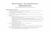 Resumen de Sistemas Operativos - cubawiki.com.ar fileProcesos Representación en memoria: Sección de texto (código de máquina del programa). Sección de datos (variables estáticas