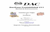 DacEasy Contabilidad V11 - dacflex.com · DacEasy Contabilidad V11 Manual de Entrenamiento Cuentas por Pagar y Compras DAC, S. A. ... información básica de configuración, tales