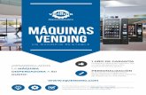 MÁQUINAS VENDINGiqvending.com/brochure-2017.pdf · acompañamiento en su estudio de negocios, detectando los mejores puntos para ubicar sus máquinas. ¡DESARROLLAMOS LA MÁQUINA