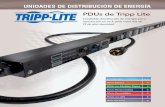 PDUs de Tripp Lite · sistemas UPS, baterías de repuesto, PDU, sistemas de rack, soluciones de enfriamiento, supresores de sobretensiones, KVMs, servidores de consola, cables, soluciones
