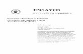 ENSAYOS - banrep.gov.cobanrep.gov.co/docum/Lectura_finanzas/pdf/espe_050-4.pdf · de Kalman, enfoque que es aplicado al caso colombiano, donde se parte de una función de demanda