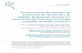 Comparación de métodos de extracción de oleorresina de ... · Por el carácter lipofílico de los carotenoides presentes en ... Equipo de Fluidos Supercriticos ... comparación