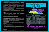 es un fertilizante P-K AGROFOSFITO 40 - 20 40-20.pdf · Fertirrigación: Dosis Curativa 4 a 5 Lts. por Ha. COMPATIBILIDAD AGROFOSFITO es compatible con la mayor parte de los ... Arandanos