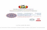Cuarta Conferencia Regional Intergubernamental sobre ... · El Estado Plurinacional de Bolivia en el marco de la Constitución Política del Estado promulgada el 7 de febrero de 2009