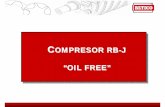 COMPRESOR RB-J “OIL FREE” - betico.com · KIT para el montaje mediante un motor hidráulico esta compuesto de: ... para que su funcionamiento automático y ... Microsoft PowerPoint